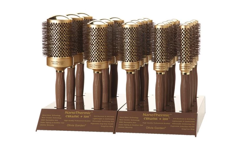 Brosse Nano Thermic Cemaric Ion Round Thermal Collection - Olivia Garden 2 Brosse Nano Thermic Cemaric Ion Round Thermal Collection - Olivia Garden – Image 2