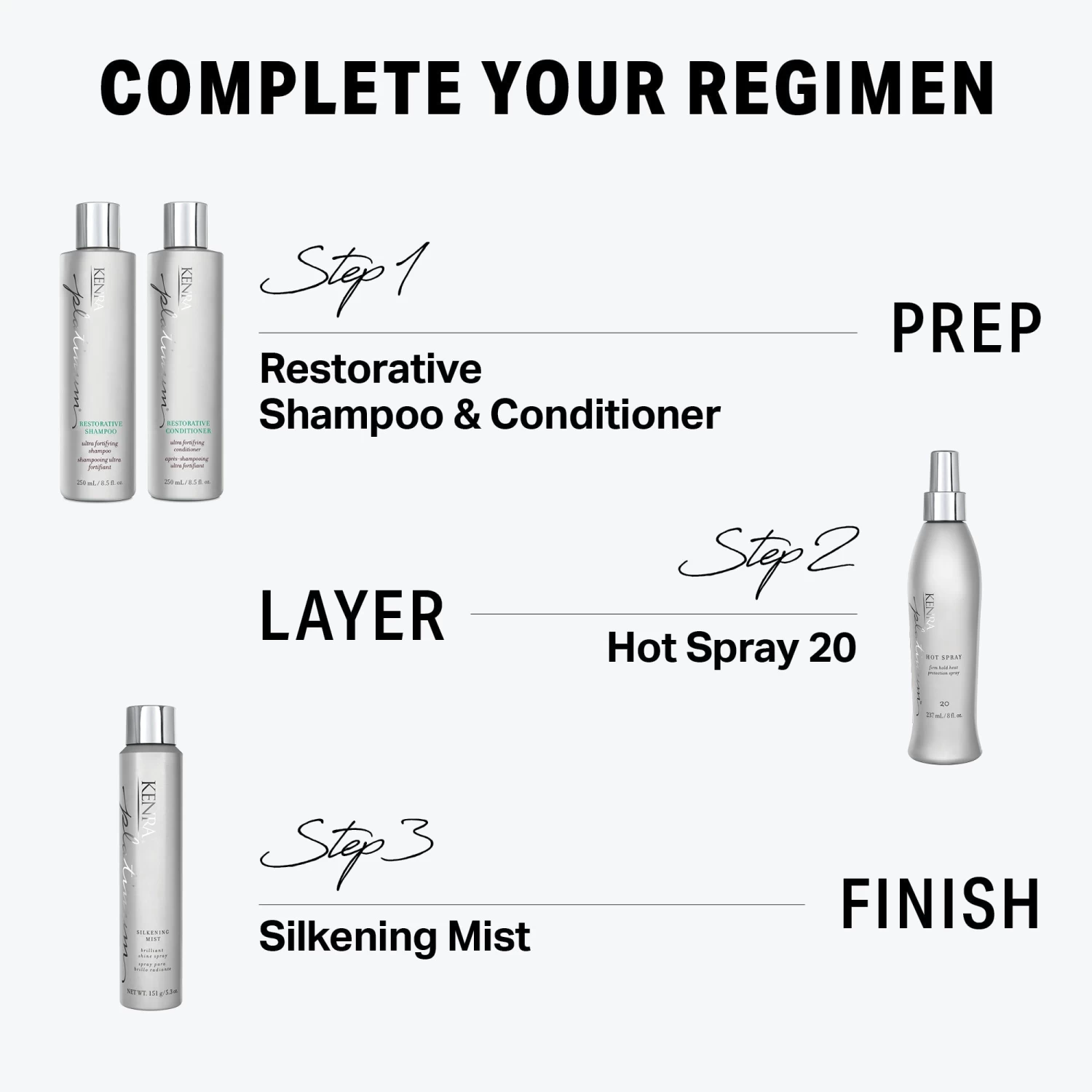 KENRA - Kenra Platinum Shampoing Restorative 3 KENRA - Kenra Platinum Shampoing Restorative – Image 3