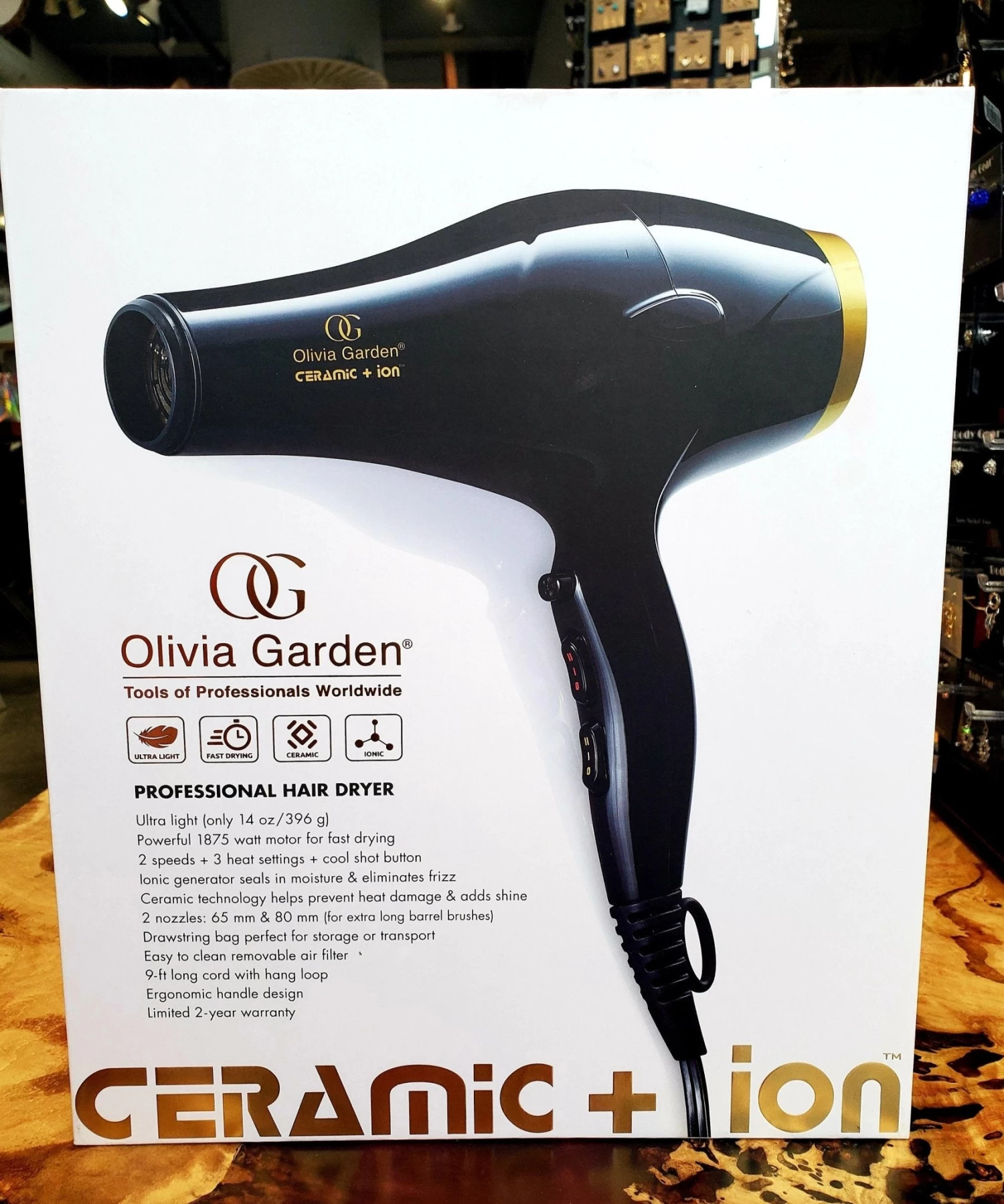 Séchoir à Cheveux Ceramic + Ion - Olivia Garden 4 Séchoir à Cheveux Ceramic + Ion - Olivia Garden – Image 4