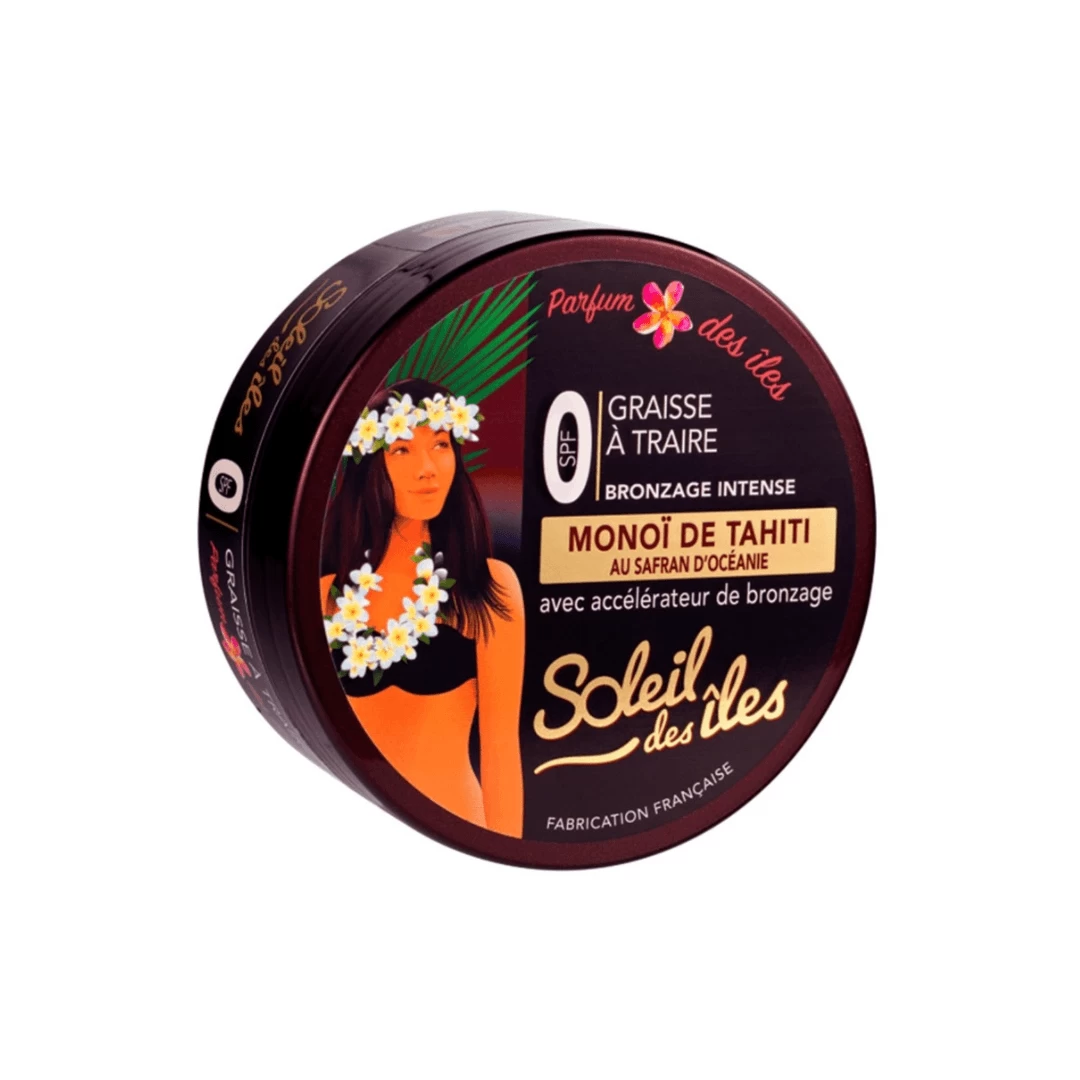 SOLEIL DES ÎLES - Graisse à Traire FPS 0 Réa Et Monoï De Tahiti 1 SOLEIL DES ÎLES - Graisse à Traire FPS 0 Réa Et Monoï De Tahiti