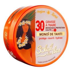 SOLEIL DES ÎLES - Graisse à Traire FPS 15 / 30 Au MonoÏ De Tahiti -Beauté Soins Boutique soleil des iles graisse a traire fps 15 30 au monoi de tahiti 679128