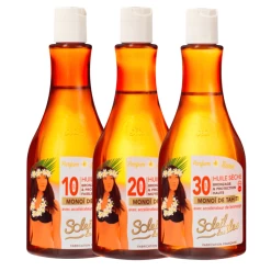 SOLEIL DES ÎLES - Huile Sèche FPS 10 / 20 / 30 Au MonoÏ De Tahiti